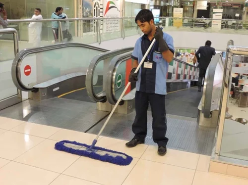 Mall cleaning